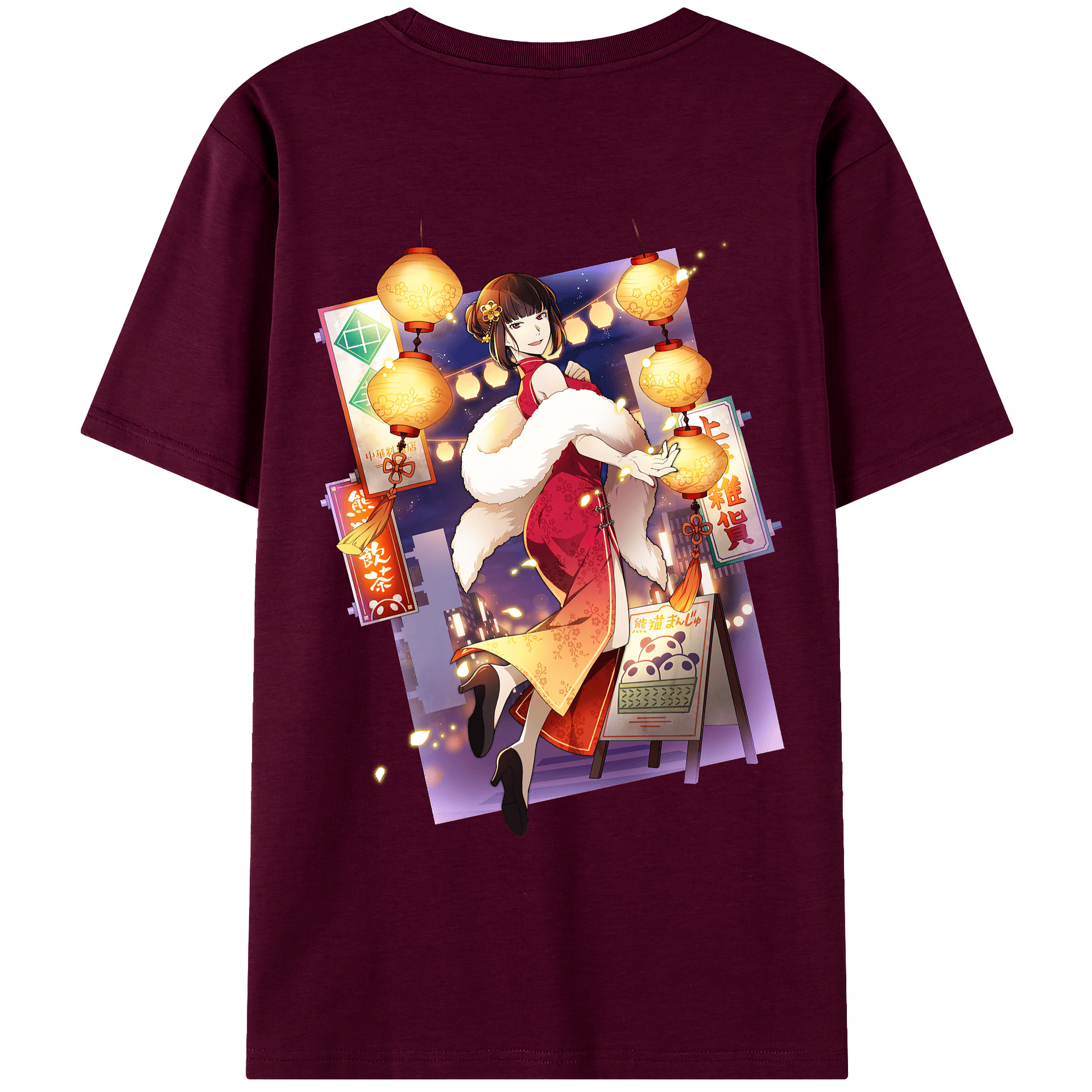 （画像用） 文豪ストレイドッグス Bungo Stray Dogs レディース半袖Tシャツ(バックプリント)